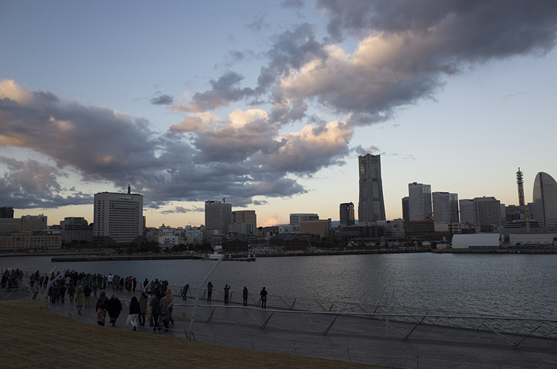 初日の出・大さん橋・富士山