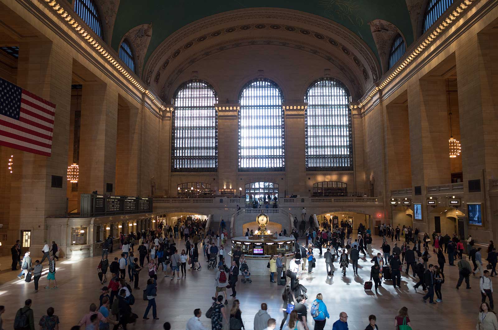 アメリカの旅2014:朝のグランドセントラル駅