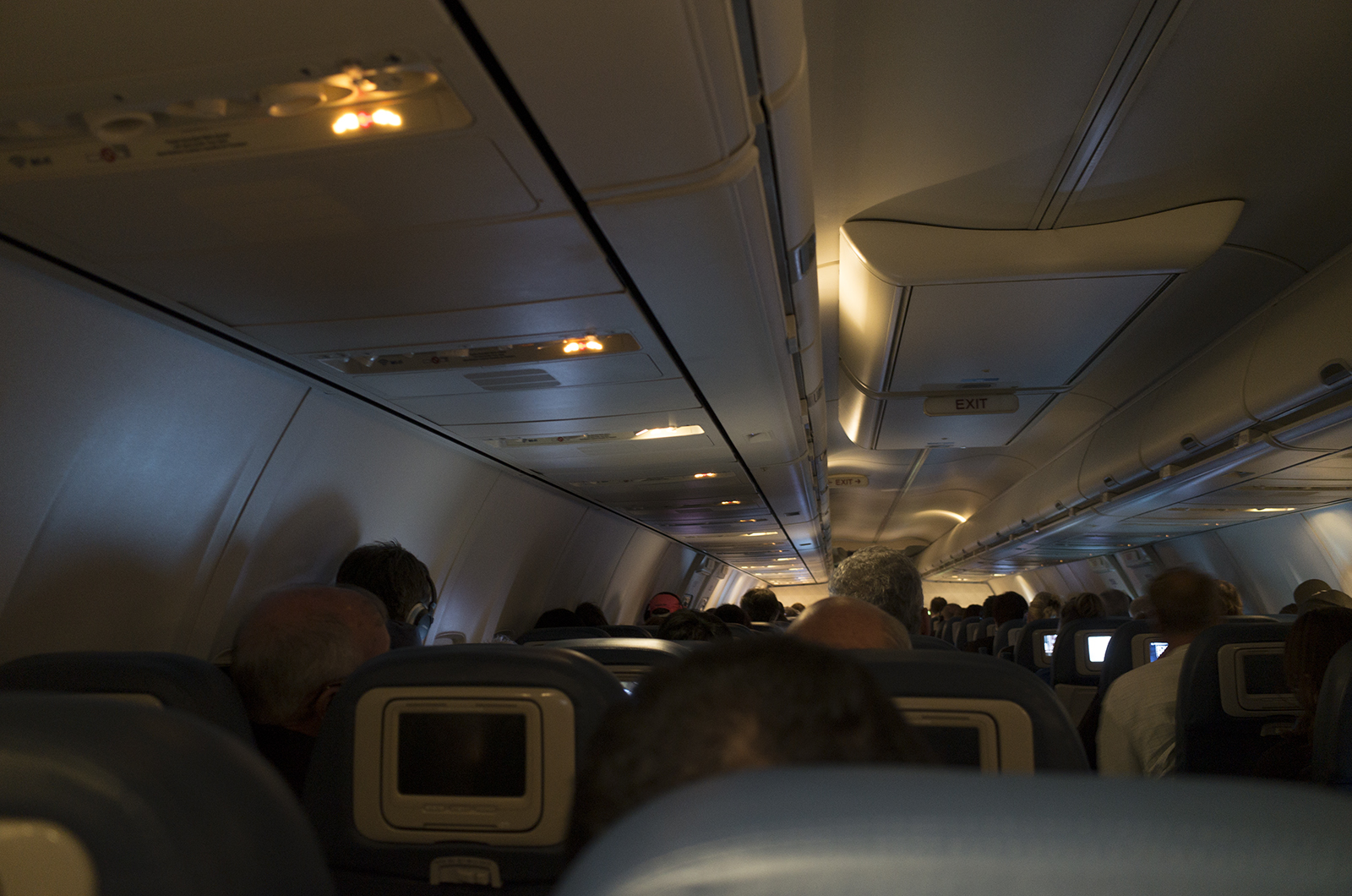 アメリカの旅2014：Portland行き機内